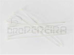ABRAÇADEIRA FIVELA TRANSPARENTE 188x4.8 100Un.