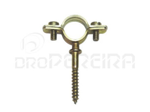 ABRAÇADEIRA C/ESPIGÃO SIMPLES P/TUBO COBRE 1/4