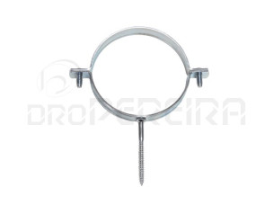 ABRAÇADEIRA C/ESPIGÃO ZINC. 2 1/2