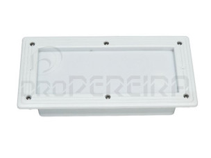 APLIQUE ENCASTRAR MURO BRANCO PVC 2xG23 S/M