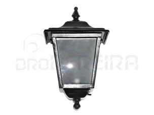 APLIQUE PAREDE RUSTICO E27 60W PRETO REF.30 1/2