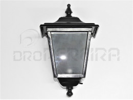 APLIQUE PAREDE RUSTICO E27 60W PRETO REF.30 1/2