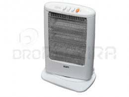 AQUECEDOR GIRATORIO 1500W PRATEADO 07219 EDM