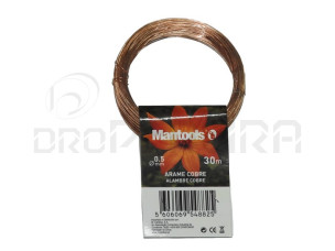 ARAME COBRE 0.5mm ROLO 30m