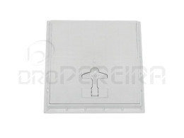 ARO C/TAMPA PVC SIMPLES CINZA 20x20
