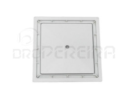 ARO C/TAMPA REBAIXADA PVC SIMPLES CINZA 30x30