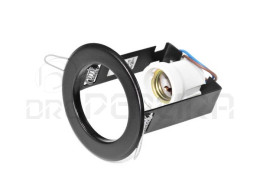 ARO P/ENCASTRAR REDONDO 10Cm R63 E27 PRETO S/M