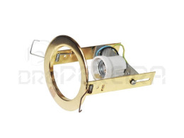 ARO P/ENCASTRAR REDONDO 12Cm R80 E27 DOURADO S/M