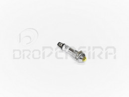 AVISADOR METALICO 8.2mm LED 12V AMARELO