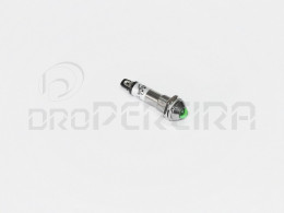 AVISADOR METALICO 8.2mm LED 12V VERDE