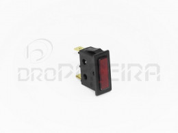 AVISADOR RECTANGULAR 220V VERMELHO