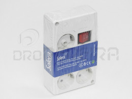 BLOCO QUINTUPLO QUADRADO C/INTERRUPTOR 8105IL SOLERA