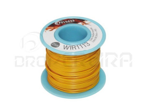 BOBINE FIO FLEXIVEL 0.5mm AMARELO (25m)