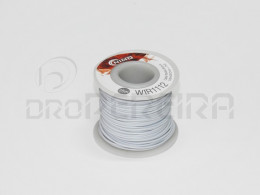 BOBINE FIO FLEXIVEL 0.5mm BRANCO (25m)