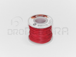 BOBINE FIO FLEXIVEL 0.5mm VERMELHO (25m)