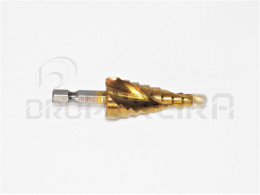 BROCA ESCALONADA TITANIO 4-20mm PTHSD006  MACFER