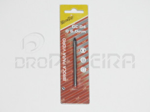 BROCA P/VIDRO 6mm GC-04 MACFER