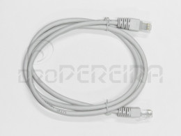 CABO REDE RJ45 CAT6 CINZA 1m