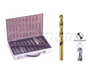 CAIXA STOCK BROCAS HSS-COBALTO 1-13mm 220PEÇAS MACFER