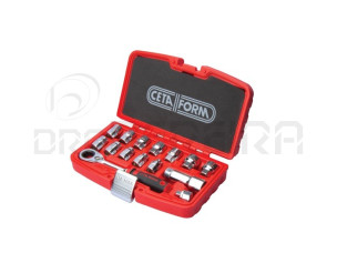 CHAVE CAIXA MULTI-FIX 10-22mm 15PEÇAS C10-15PG1 CETA FORM