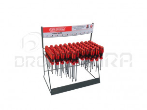 CHAVE TORX EXPOSITOR 71PEÇAS SF18-1-071 CETA FORM