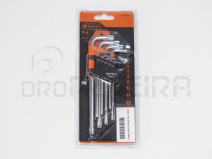 CHAVE TORX C/FURO 9 PEÇAS 206009 TACTIX