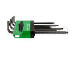 CHAVE TORX EM L LONGA C/BOLA T9-T40  8PEÇAS  LT/700B  CETA FORM