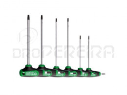 CHAVE TORX EM T  T10-T40  6PEÇAS  K99-12-06  CETA FORM