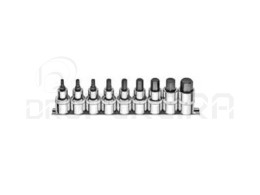 CHAVE CAIXA 1/2" C/BIT HEXAGONAL 4-17mm 9 PEÇAS C28S-RH9 CETA FORM