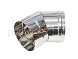 CURVA 45º P/TUBO INOX 100mm