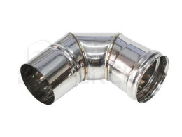 CURVA 90º P/TUBO INOX 80mm
