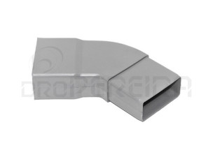 CURVA PVC RECTANGULAR IL 45º 80x40