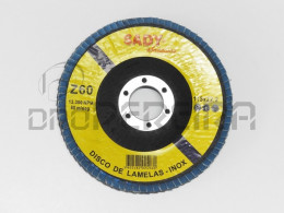 DISCO LAMELAS P/INOX 115x22mm GRAO 60 SADY