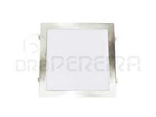 DOWNLIGHT LED QUADRADO INOX 24W 6400K