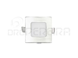 DOWNLIGHT LED QUADRADO INOX 3W 6400K