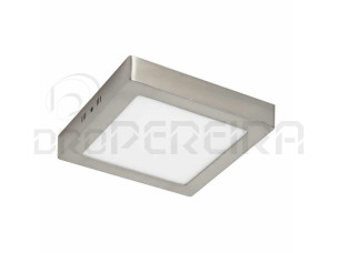 DOWNLIGHT LED QUADRADO NIQUEL SALIENTE 12W 4500K