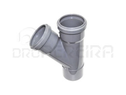 FORQUILHA PVC DIN 45º 90mm