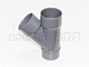 FORQUILHA PVC UNI 45º 63mm