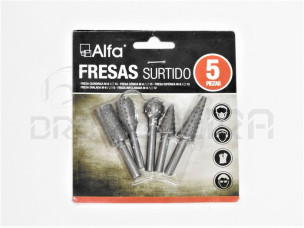 FRESAS M6 JOGO 5 PEÇAS ALFA