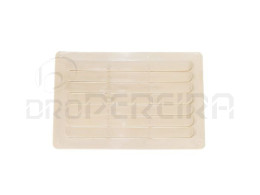 GRELHA VENTILAÇAO PLASTICO 27x18Cm BEIGE