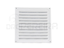 GRELHA VENTILAÇAO ALUMINIO BRANCO C/MOSQUIT. 15x15