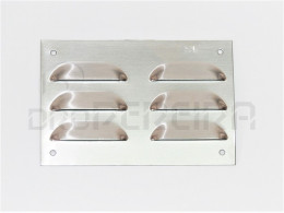 GRELHA VENTILAÇAO INOX PLANO 15x10Cm