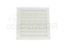 GRELHA VENTILAÇAO PLASTICO 30x30Cm BRANCO