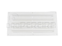 GRELHA VENTILAÇAO PLASTICO 40x20Cm BRANCO