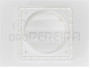 GRELHA VENTILAÇAO PLASTICO ALHETAS D125 15x15Cm