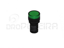 INDICADOR LED AD56-22 230V AC 22mm VERDE