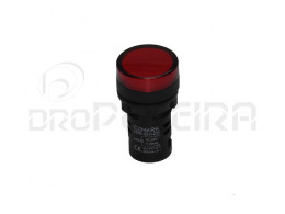 INDICADOR LED AD56-22 230V AC 22mm VERMELHO