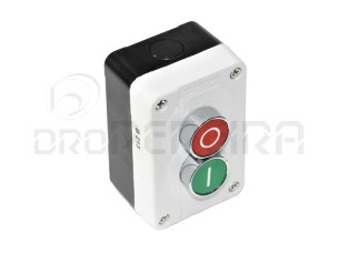 INTERRUPTOR BOTAO VERMELHO + VERDE ELB-B213 ELMARK