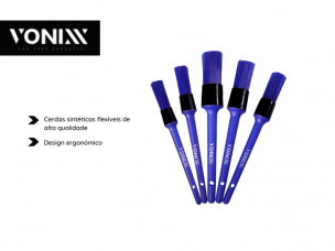 KIT 5 PINCÉIS LIMPEZA EXTERIOR VEÍCULO - VONIXX