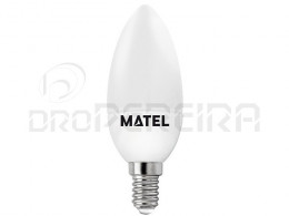 LAMPADA LED CHAMA E14 4W BRANCA MATEL